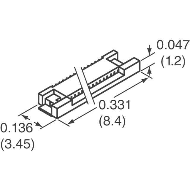 XF2L-0725-1A Omron Electronics Inc-EMC Div  Ensembles de connecteurs FFC FPC (Flat Flexible)